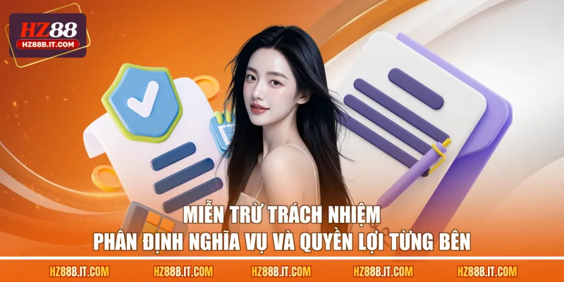 Miễn trừ trách nhiệm phân định nghĩa vụ và quyền lợi từng bên